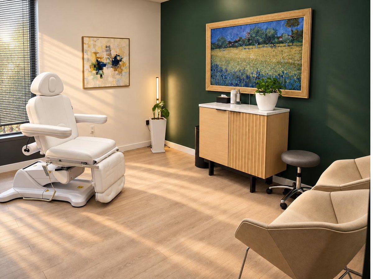 An exam room at Everest Health